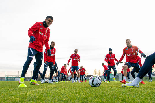 Mohamed Elyounoussi of the Norwegian national football team