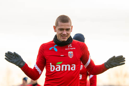 Julian Ryerson of the Norwegian national football team