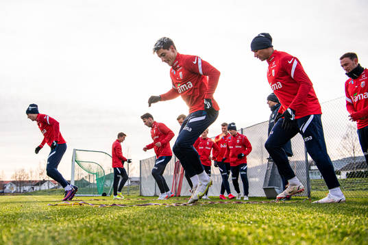 Mathias Normann and Ruben Gabrielsen of the Norwegian