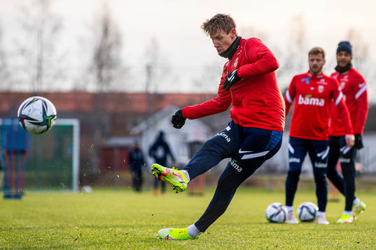 Thomas Lehne Olsen of the Norwegian national football team