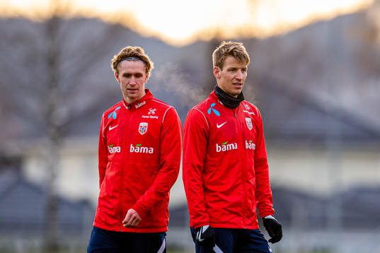 Ola Solbakken and Thomas Lehne Olsen of the Norwegian