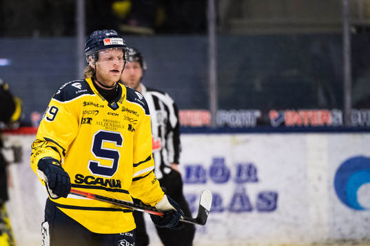 Södertäljes Brett Pollock deppar