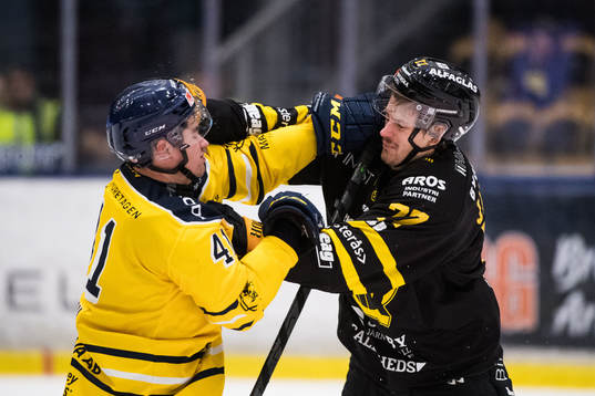 Södertäljes Colin Smith och Västerås Ludvig Jardeskog