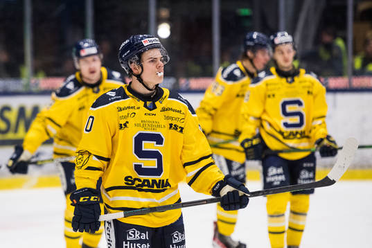 Södertäljes Hampus Sjölund  deppar
