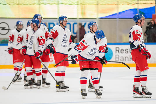 Jakub Kos of Czech Republic looks dejected