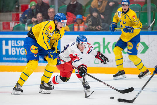 Milton Oscarson of Sweden and Stanislav Vrhel of Czech