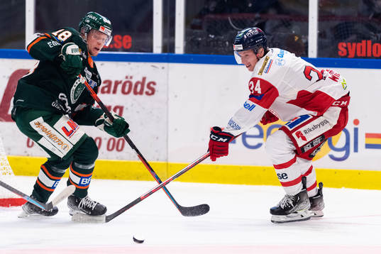Kristianstads Kevin Wennström och Västerviks Joshua