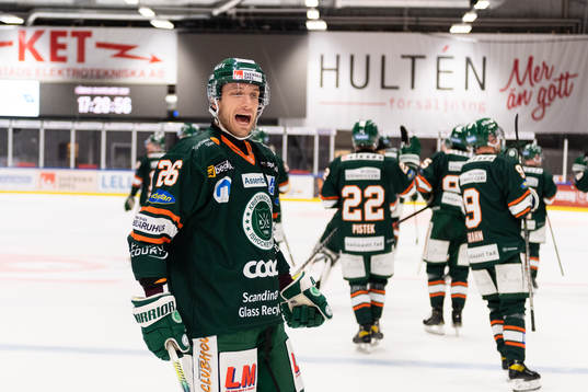 Kristianstads Alex Rauter jublar