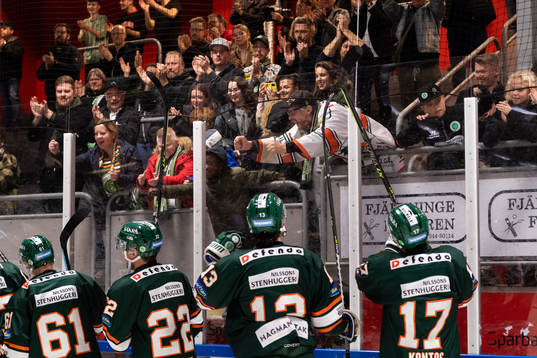 Kristianstads spelare jublar