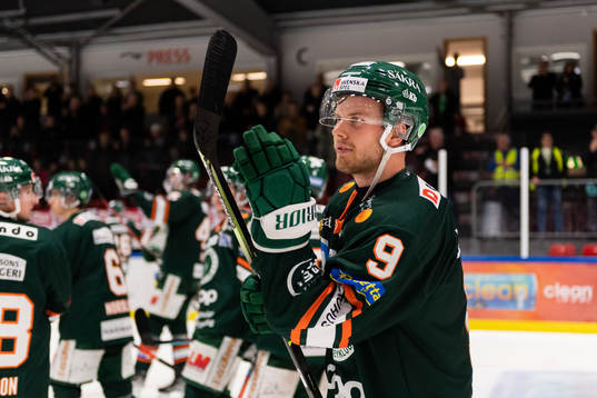 Kristianstads Viktor Grahn jublar