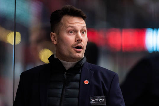 Västerviks tränare Martin Gudmundsson