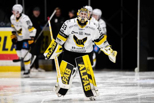 Västerås målvakt Linus Ryttar