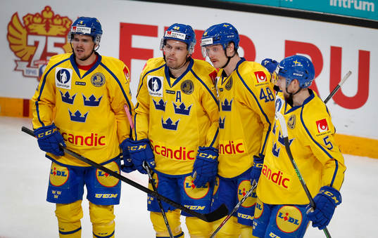 Emil Djuse , Anton Lander, Carl Klingberg and Christian