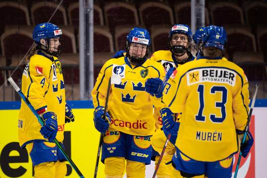 Lina Ljungblom of Sweden celebrates