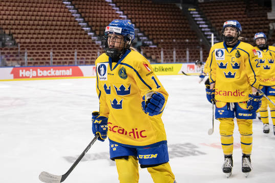 Sofie Lundin of Sweden celebrates