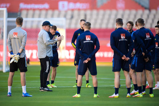 Head coach Janne Andersson of the Swedish national football