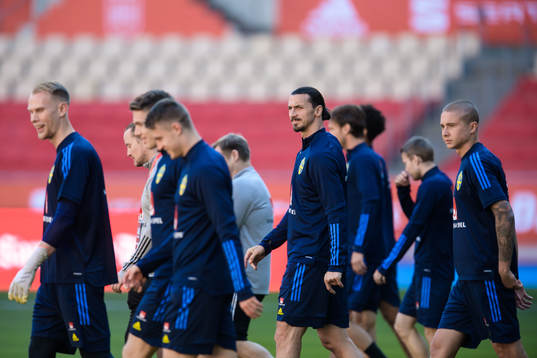 Zlatan Ibrahimovic of the Swedish national football team