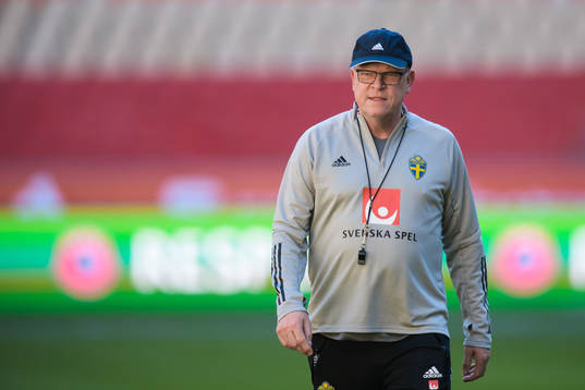 Head coach Janne Andersson of the Swedish national football