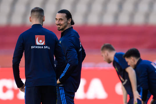 Zlatan Ibrahimovic of the Swedish national football team