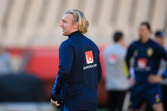 Emil Forsberg of the Swedish national football team