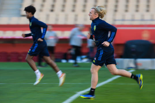 Emil Forsberg of the Swedish national football team