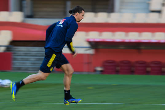 Zlatan Ibrahimovic of the Swedish national football team