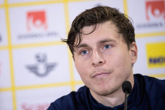 Victor Nilsson Lindelöf of the Swedish national football