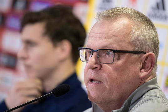 Head coach Janne Andersson of the Swedish national football