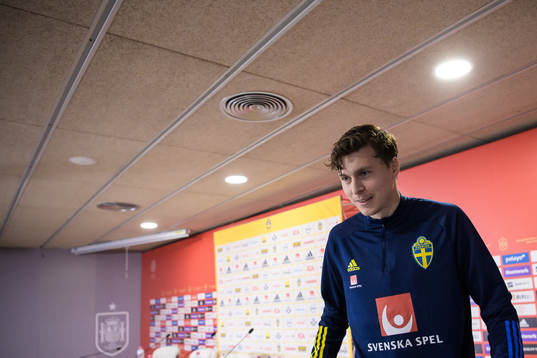 Victor Nilsson Lindelöf of the Swedish national football