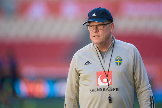 Head coach Janne Andersson of the Swedish national football