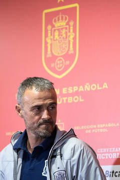 Head coach Luis Enrique of the Spanish national football
