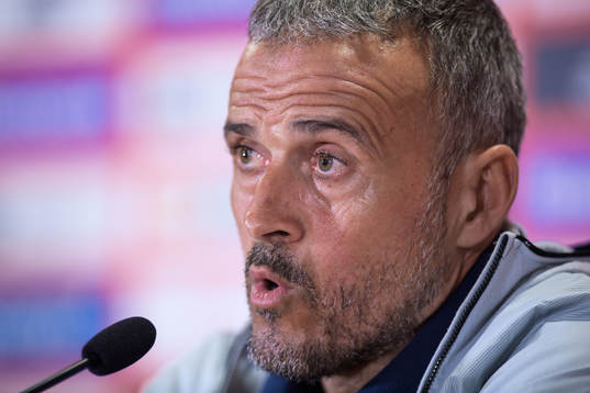 Head coach Luis Enrique of the Spanish national football