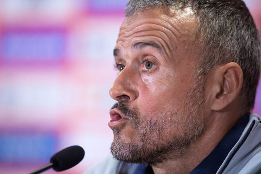 Head coach Luis Enrique of the Spanish national football