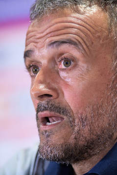 Head coach Luis Enrique of the Spanish national football