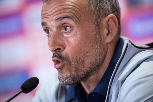 Head coach Luis Enrique of the Spanish national football