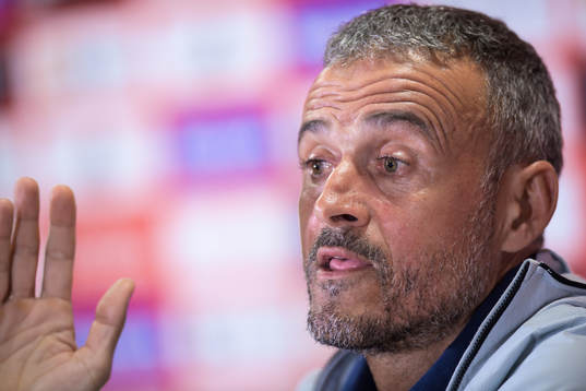 Head coach Luis Enrique of the Spanish national football