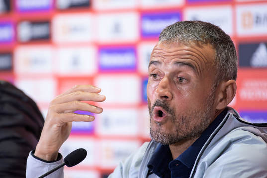 Head coach Luis Enrique of the Spanish national football