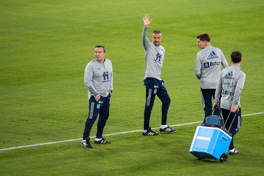 Head coach Luis Enrique of the Spanish national football