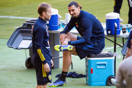 Zlatan Ibrahimovic of the Swedish national football team