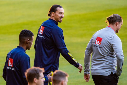 Zlatan Ibrahimovic of the Swedish national football team