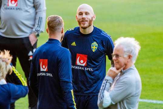 Magnus Eriksson of the Swedish national football team