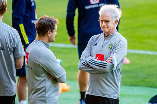 Doctor Anders Valentin of the Swedish national football team