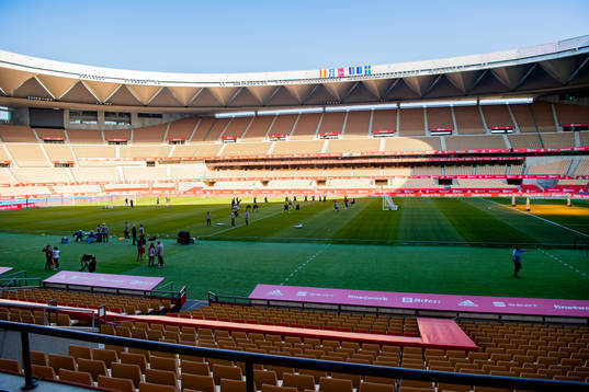 General view of the Swedish national football team