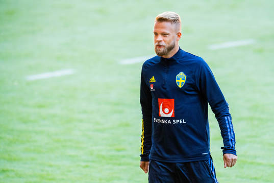 Daniel Sundgren of the Swedish national football team