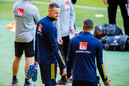 Alexander Milosevic of the Swedish national football team