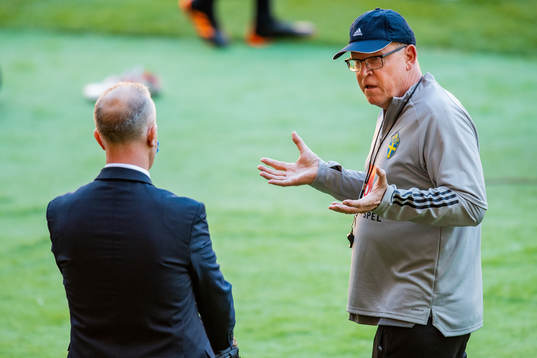 Head coach Janne Andersson of the Swedish national football