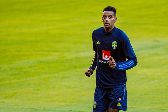 Alexander Isak of the Swedish national football team
