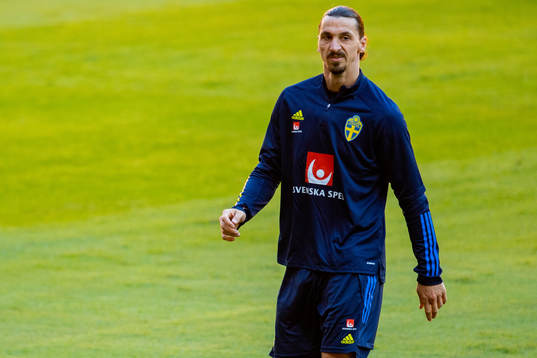 Zlatan Ibrahimovic of the Swedish national football team