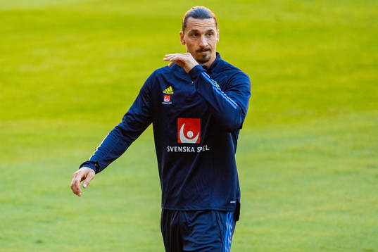 Zlatan Ibrahimovic of the Swedish national football team