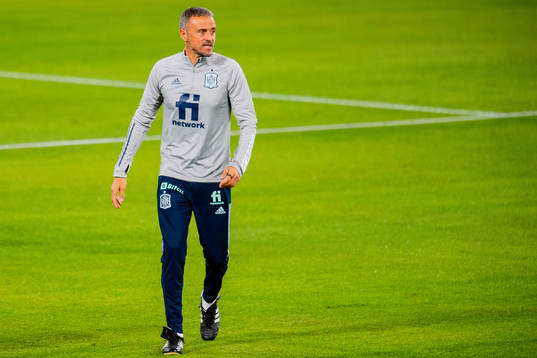 Head coach Luis Enrique of the Spanish national football